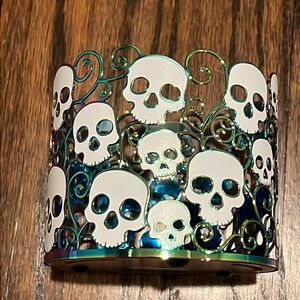 Bath & Body Works Halloween Skull Candle Holder